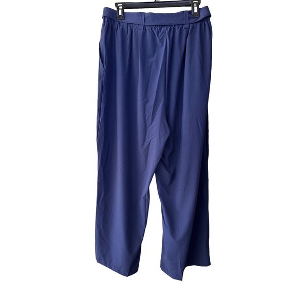 NWT Helly Hansen Women's Sz: L Navy Blue Wide Leg Siren Culotte Pants 34076-597 - Picture 7 of 16